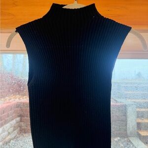 Zara Sleeveless Turtleneck Sweater